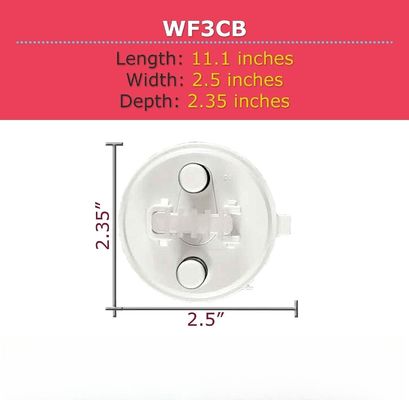 Filtre à eau de réfrigérateur WF3CB Remplacement Blanc 1 Compte pour la préfiltration ménagère